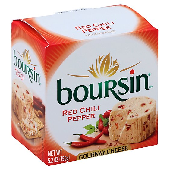 Boursin Red Chili Pepper Gournay Cheese 5.2 oz.