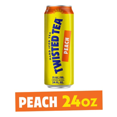 Twisted Tea Peach Hard Iced Tea Can - 24 Fl. Oz.