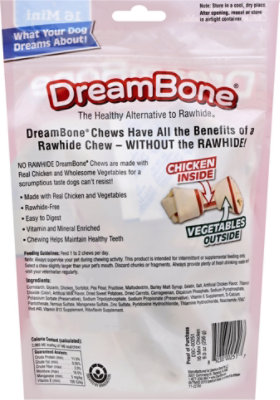 DreamBone Medium Chews With Real Chicken Rawhide-Free Chews For Dogs 4 Count Bag - 11 Oz - Image 5