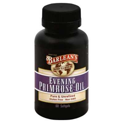 Barleans Organic Evening Primrose Oil Softgels - 60 Count - Image 1