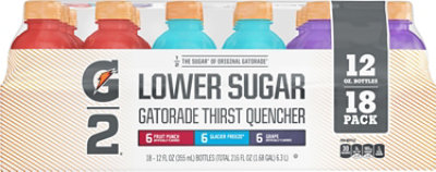 Gatorade G2 Thirst Quencher Low Sugar Variety Pack - 18-12 Fl. Oz. - Image 2