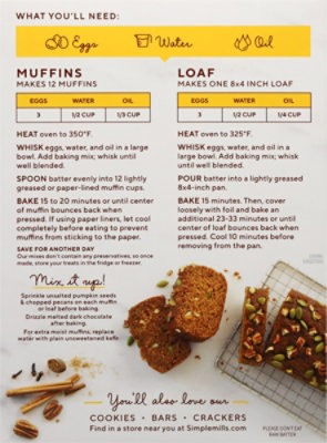 Simple Mills Almond Flour Mix Pumpkin Muffin - 9 Oz - Image 6