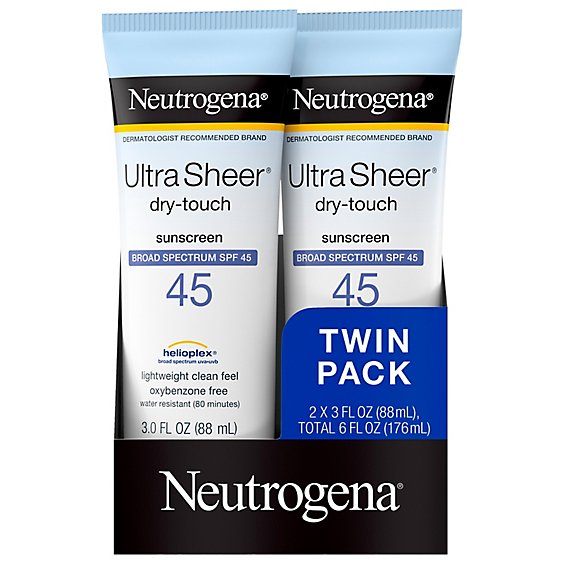 Neutrogena Ultra Sheer Lotion Spf 45 - 2-3 Fl. Oz.