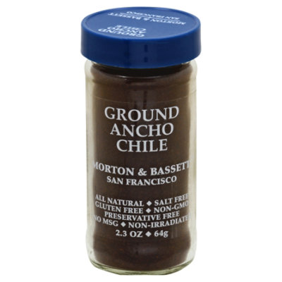 Morton & Bassett Ancho Chile Ground - 2.3 Oz