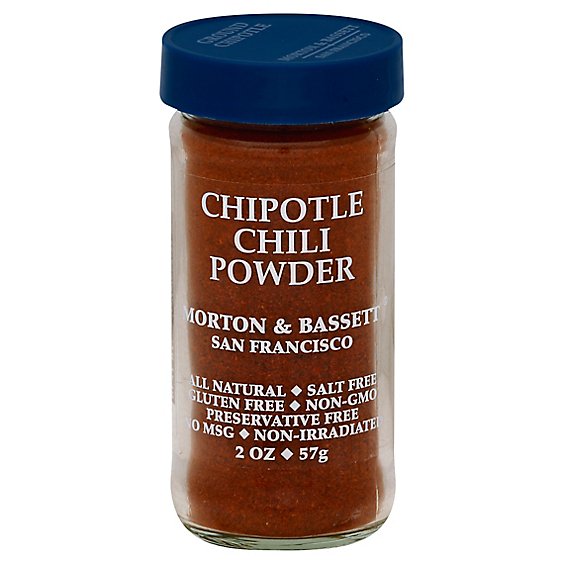 Morton & Bassett Chili Powder Chipotle - 2 Oz