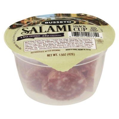 Busseto Salami Snack Cup - 6 Oz - Image 3