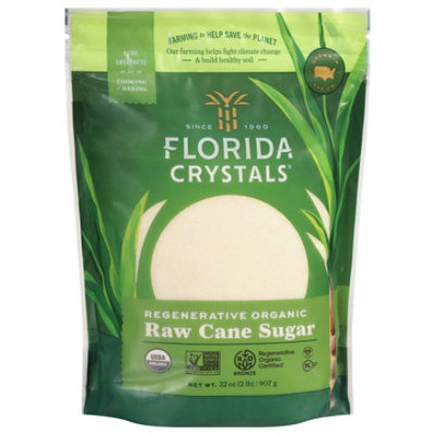 Florida Crystals Regenerative Organic Raw Cane Sugar - 32 Oz - Image 1