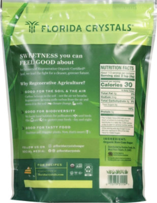 Florida Crystals Regenerative Organic Raw Cane Sugar - 32 Oz - Image 3