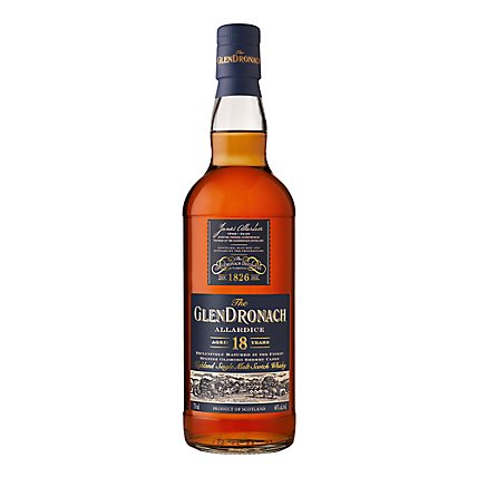 GlenDronach Allardice 18 Years Old Single Malt Scotch Whiskey 92 Proof - 750 Ml - Image 1