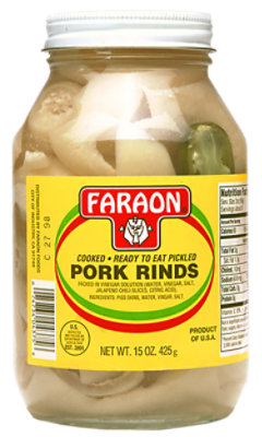 Faraon Pork Rinds Jar - 15 Oz