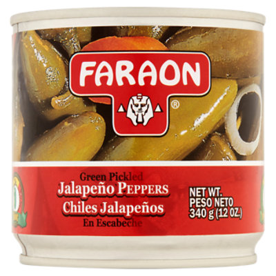 Faraon Jalapeno Peppers Whole Can - 12 Oz