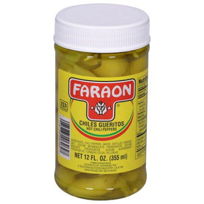 Faraon Chiles Guertos Jar - 12 Oz - vons