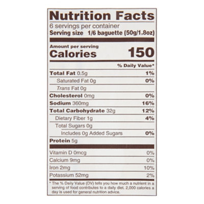 La Brea Bakery Sourdough Baguette - 10.5 Oz. - Image 3