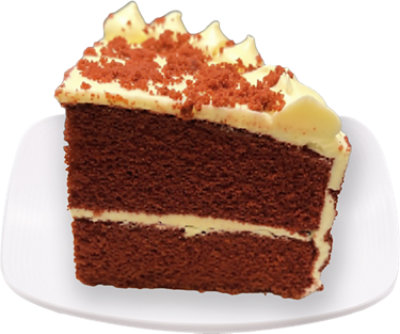 Bakery Cake Gourmet Slice Red Velvet - Each (1000 Cal) - Image 1