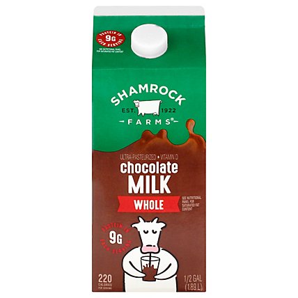 Shamrock Hgl Whole Chocolate Milk - 64 Fl. Oz. - Image 3
