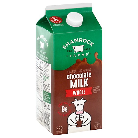 Shamrock Hgl Whole Chocolate Milk - 64 Fl. Oz.