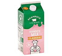 Shamrock Hgl Reduced Fat Strawberry Milk - 64 Fl. Oz.