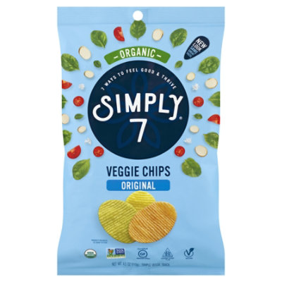 Simply 7 Organic Veggie Chips Original - 4 Oz - Image 1