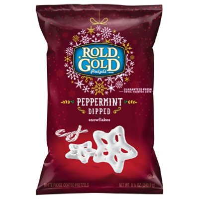 ROLD GOLD Pretzels Peppermint Dipped Snowflakes - 8.5 Oz - Image 3