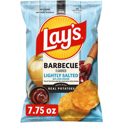 Lays Potato Chips Lightly Salted Barbecue - 7.75 Oz - Image 2