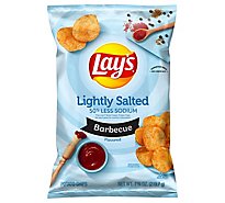 Lays Potato Chips Lightly Salted Barbecue - 7.75 Oz
