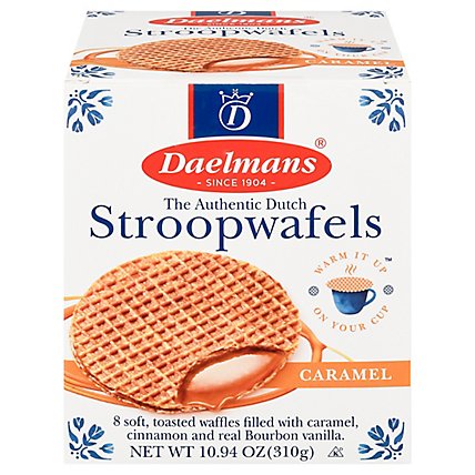 Daelmans Stroopwafels Waffles Caramel 8 Count - 10.94 Oz - Image 3