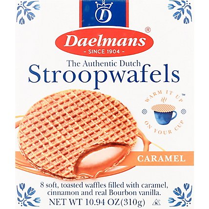 Daelmans Stroopwafels Waffles Caramel 8 Count - 10.94 Oz - Image 2