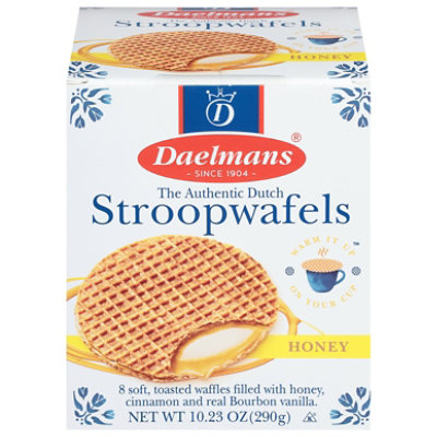 Daelmans Stroopwafels Waffles Honey 8 Count - 10.23 Oz - Image 3