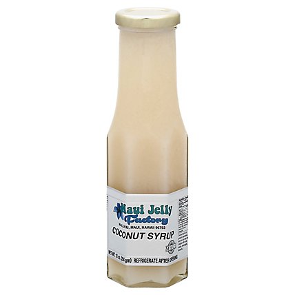 Maui Jelly Factory Coconut Syrup - 10 Oz - Image 1