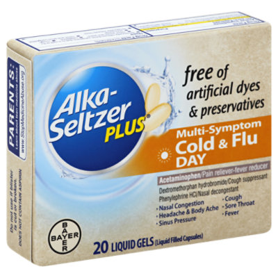 Alka Seltzer Cold & Flu Day - 20 Count - Randalls