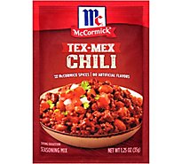 McCormick Tex-Mex Chili Seasoning Mix - 1.25 Oz