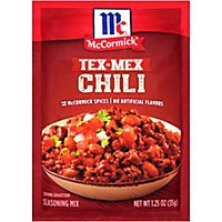 McCormick Tex-Mex Chili Seasoning Mix - 1.25 Oz - Image 1