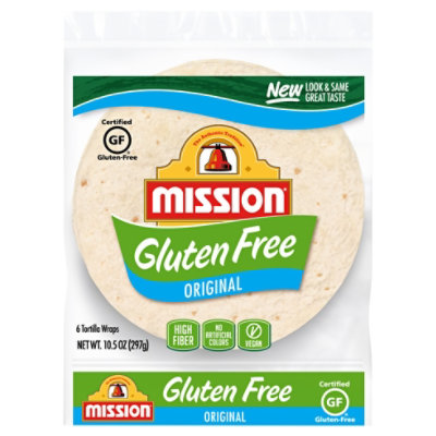 Mission Tortillas Gluten Free Soft Taco Bag Bag 6 Count - 10.6 Oz