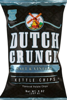 Dutch Crunch Kettle Chips Salt & Vinegar - 9 Oz - Image 2