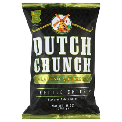 Dutch Crunch Kettle Chips Jalapeno & Cheddar 9 Oz Safeway