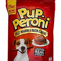 Pup-Peroni Dog Snacks Filet Mignon & Bacon Flavors Pouch - 25 Oz - Image 2
