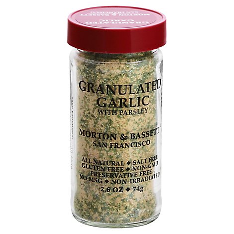 Morton & Bassett Garlic with Parsley Granulated - 2.6 Oz