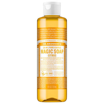 Dr Bronner Soap Liq Citrus Orange - 8 Oz - Image 2