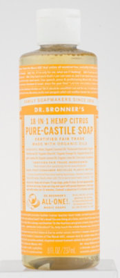 Dr. Bronner's Citrus Pure-Castile Magic Soap - 8 Fl. Oz. - Image 3