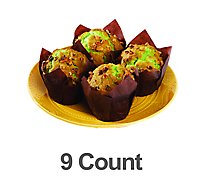 Bakery Muffin Pistachio 9 Count - Each