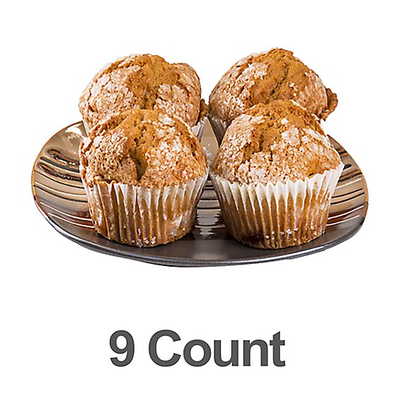 Bakery Muffin Pumpkin 9 Count - Each