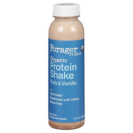 Forager Project Organic Plant Shake Protein Dairy Free Nuts & Vanilla - 12 Fl. Oz. - Image 3