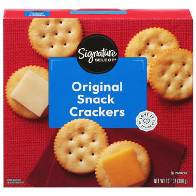 Signature SELECT Crackers Baked Snack Classic - 13.7 Oz - Image 1