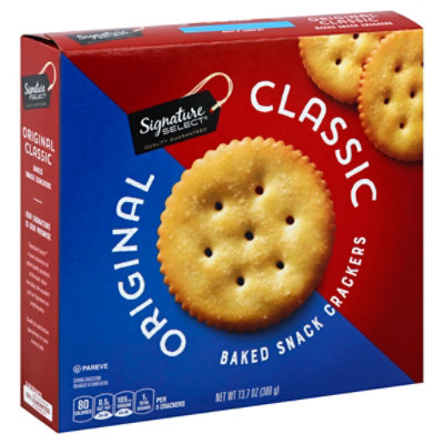 Signature SELECT Crackers Baked Snack Classic - 13.7 Oz