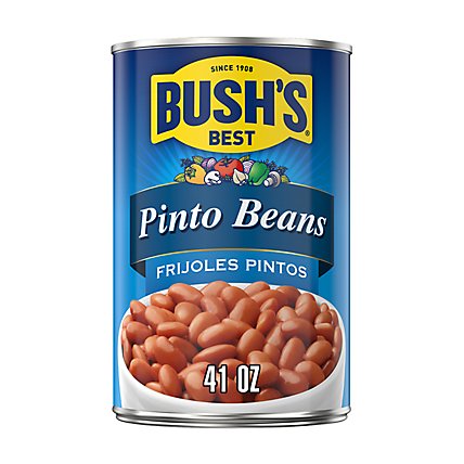 BUSH'S BEST Pinto Beans - 41 Oz - Image 1