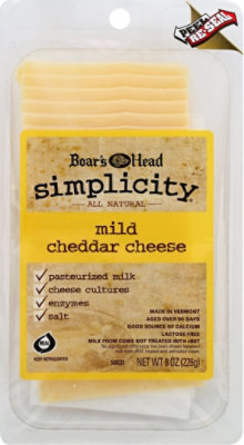 Boars Head Cheese Simplicity Vermont White Per Slice - 8 Oz - Image 2