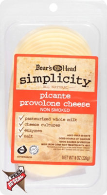 Boars Head Simplicity Per Slice Picante Provolone - 8 Oz - Image 2