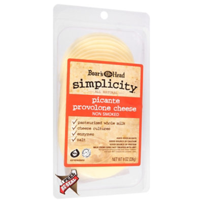 Boars Head Simplicity Per Slice Picante Provolone - 8 Oz