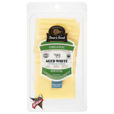 Boars Head Cheese Simplicity Cheddar White Per Slice - 5 Oz - Image 1