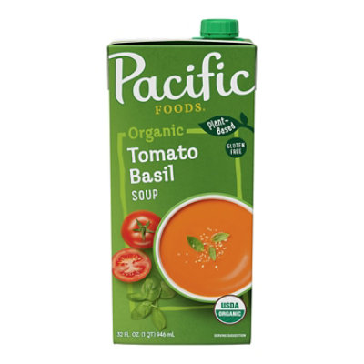 Pacific Foods Organic Tomato Basil Soup - 32 Fl Oz